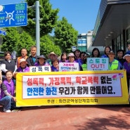 [화천e사회] 3대 폭력 (성폭력,가정폭력,학교폭력) 근절을 위한여성단체협의회와 함께하는 캠페인 실시