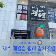 [제주]애월맛집 제주애월 애월맛집추천 애월가볼만한곳 갈치조림맛집 광해