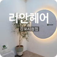 [김포] 리안헤어 김포시청점 김포시청미용실
