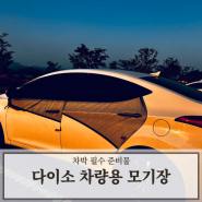 아반떼 MD 다이소 차박용품 차량용 모기장 6,000원