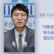 "대통령 사고 친것 뒷수습하는 일에 왜이리 열심인지 이해 안 간다"김웅