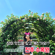 전주 수목원 장미원 장미 개화 상황, 무료 입장 가능 (5/23 방문)