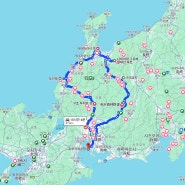 미리가 본 일본 추부 지방 가이드 일정(2024년 7월 6일~7월 10일)