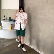 TIMBERLAND +81 3 컬렉션, 팀버랜드 부티크 도쿄 일본 여행 쇼핑 반팔셔츠, 카고 바지 코디