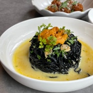 대전맛집 : 서구 도안동 분위기 좋은 생면파스타 우니파스타가 맛있는 ‘포레디’