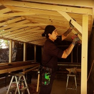 '24.5.24 Hami Garage - Making a carpenter's wooden greenhouse. / 현장 스케치 2.