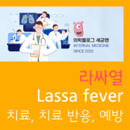 라싸열 Lassa fever 【치료, 치료 반응, 예방】