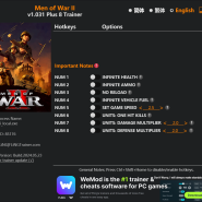 맨 오브 워2 v1.031 +8 트레이너 Men of War II v1.031 Plus 8 Trainer