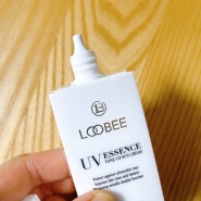 비건선크림 루이비 loobee 끈적임, 백탁없는 자연스런 톤업까지