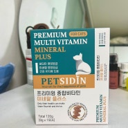 펫시딘 고양이 기호성 좋은 종합비타민 영양제 추천
