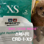 강아지 다이어트 사료! 스페시픽 사료 CRD-1-XS 추천