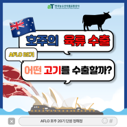 [#정해정 호주 개척단 현장보고] 호주에선 어떤 고기를 수출할까? (호주의 육류 시장 (2))