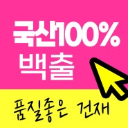 백출 효능 효과 알고 삽주뿌리 백출차로 먹는법!