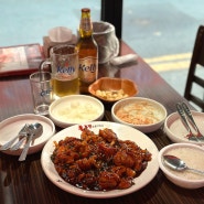 마산 산호동 맛집 불로만 : 맛있게 매운맛 숯불바베큐 치킨