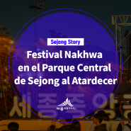 Festival Nakhwa en el Parque Central de Sejong al Atardecer(심소은 기자님)