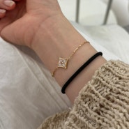 루이비통 컬러블라썸 BB 스타 팔찌 핑크골드 자개 다이아몬드