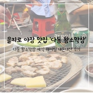 [을지로] 노포 야장 맛집 예약 웨이팅 후기 '다동 황소막창'