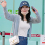 김유정 일본여행룩 공항패션 픽한 셀린느 트리오페 화이트백 미니 가방 가격은?