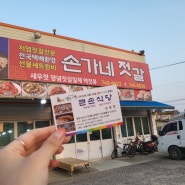 논산 강경 젓갈 특산물 손가네 젓갈 백화점 큰손식당 맛집 구매 후기