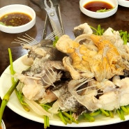 [자갈치시장 맛집] "김해식당" 생아구수육, 녹진하고 살살 녹는 아구간 쫄깃 탱글 한 살코기