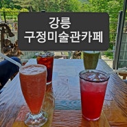 강릉 구정미술관 카페