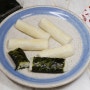 가래떡구이 흰색후라이팬 가래떡굽기 냉장고 파먹기 간단한 간식 만들기