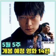 2024년 5월 5주차 한국 개봉 영화 소식