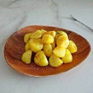 휴게소 감자 만들기 간단한 간식레시피 알감자버터구이 만드는법