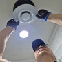 에어벤트CV-201 화장실 원형 환풍기 교체 / 마포 트라팰리스2차 아파트