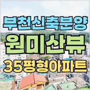 원미동신축빌라 매매 35평형 아파트 10층 원미산뷰
