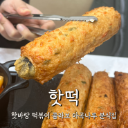 핫바랑 떡볶이 콜라보! 핫떡 마곡나루 본점 (분식맛집 간맥맛집)