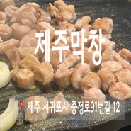 서귀포 올레시장 맛집 제주막창 후기