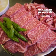 금호동맛집 차돌사시미가 있는 고깃집 금선숯불