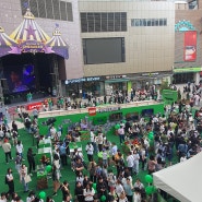 마인크래프트 15주년 행사 일산 원마운트 축하파티 레고 함께 참여