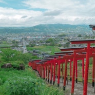 빨간 도리이가 예쁜 우키하 이나리 신사 :: 후쿠오카 근교 소도시 우키하 자전거 여행 #1