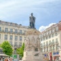 스페인/포르투갈 한달여행하기 -14- 리스본 광장투어(코메르시우광장/카르무광장/카몽이스광장)아진지냐/산타후스타엘리베이터/미라도루 다 그라사/리스본야경