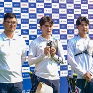 한국 남자 양궁, 세계 최강 접수…예천 월드컵 단체전 우승