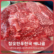 참숯한우천국 일산애니골 직영점 일산 소고기 맛집 재방문 / 금계국명소