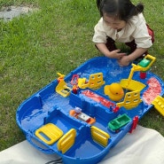 여름 물놀이 테이블 겸 아기 물놀이 장난감 모움 아쿠아플레이 과학놀이 교구 추천