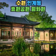 수원 인계동 효원공원 중국풍 월화원 데이트 코스