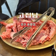 [경주] 용황동 고기집 고집남/ 용황동 맛집/ 경주 삼겹살 맛집