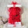로즈베어 백일축하 장미 꽃선물 - 광주 학동 화이트리