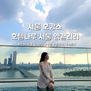 서울 호텔 호캉스 추천 호텔나루 엠갤러리 수영장 인피니티풀