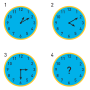 멘사퍼즐 두뇌게임 (615) 시계바늘이 움직이는 규칙