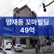 양재동 꼬마빌딩 49억