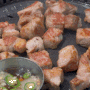 천안맛집 맛찬들왕소금구이 두정점 : 실속 생목살 / 숙성 오겹살 / 계란찜 / 24시간 고기집