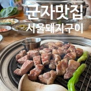 군자역 고깃집 <서울돼지구이> 삼겹살 맛집 추천