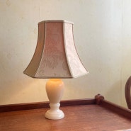 빈티지 대리석램프 ♣ Vintage yellow marble lamp