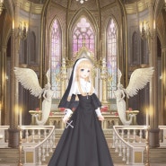 성당에 있는 수녀 앨리스