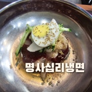 명사십리 냉면 용원맛집 점심추천